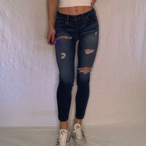 American Eagle Ripped Skinny Jeans